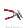 Щипцы для натяжки холста (с широкой рабочей частью) металлические с красными ручками REGINA