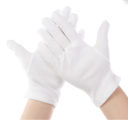 Музейные перчатки хлопковые, белые 1 пара