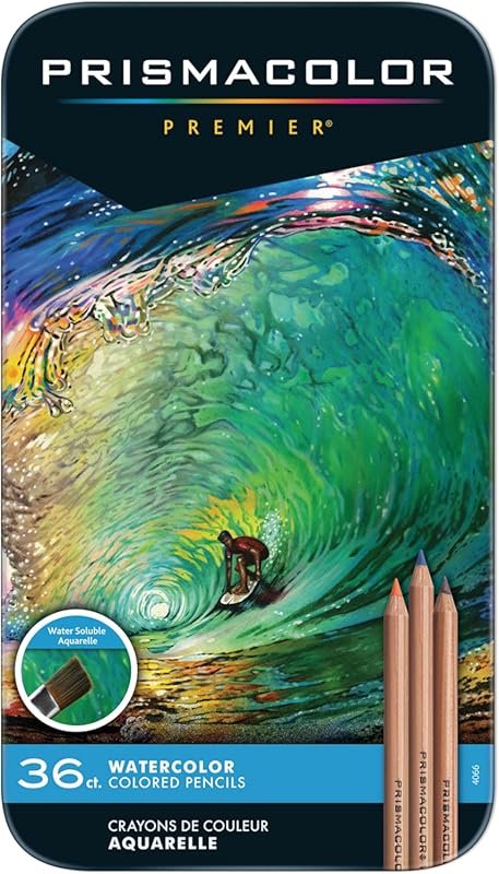 Prismacolor Premier Colored Pencils Water-Soluble Color Pencil Set Ass