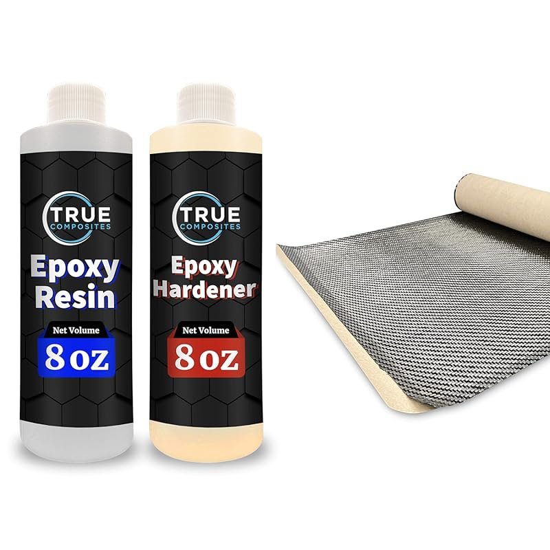 Carbon Fiber Repair Kit: Twill Weave Sheet & Epoxy Resin for Stronger