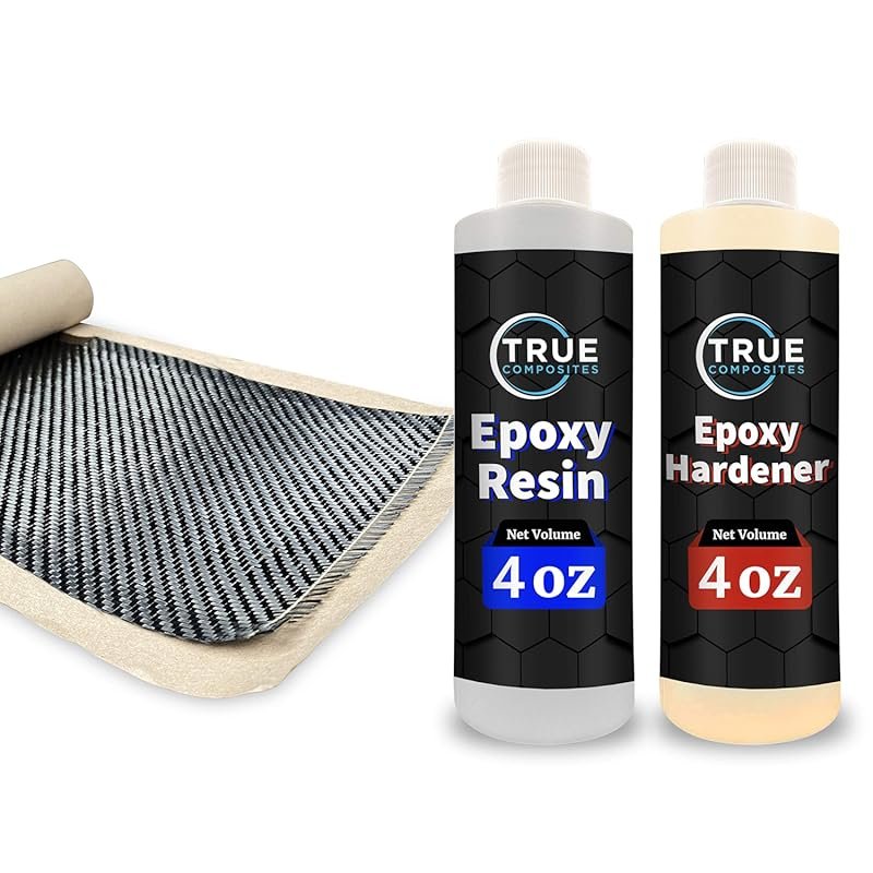 Carbon Fiber Repair Kit: Twill Weave Sheet & Epoxy Resin for Stronger