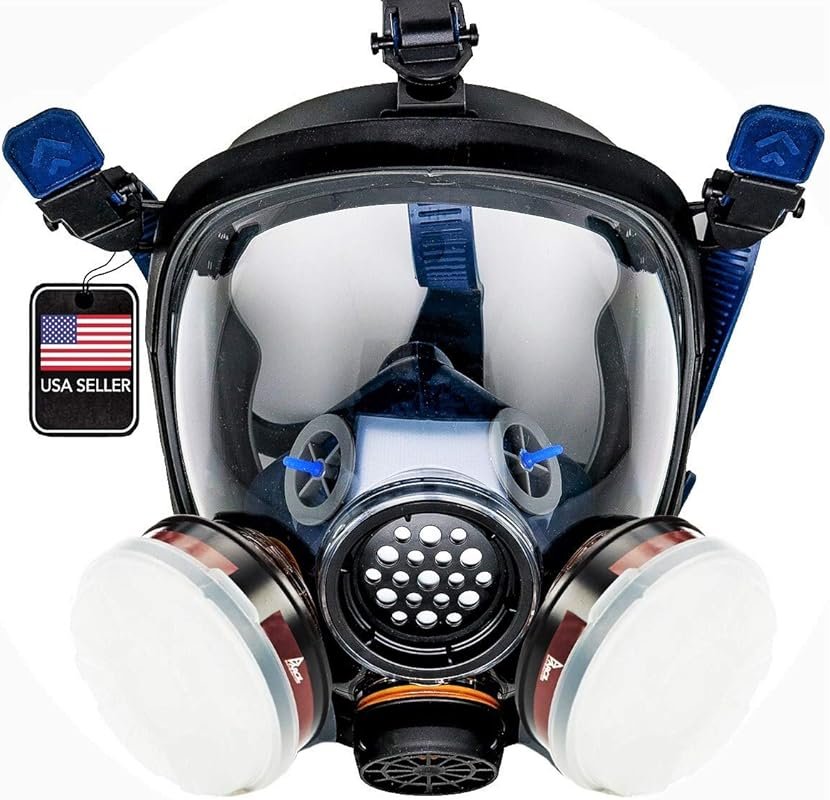 Parcil Distribution Full Face Respirator for Organic Vapor and Particu