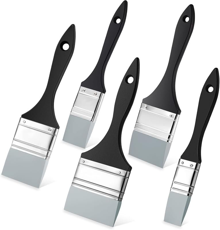 5-Piece Silicone Paint Brush Set: Flexible Color Shapers for Epoxy Res