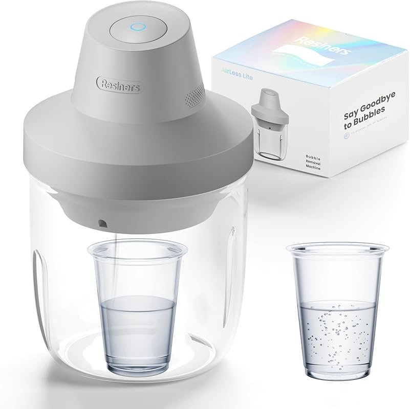 Resiners Compact Airless Lite Vacuum Chamber for Epoxy, UV Resin, Sili