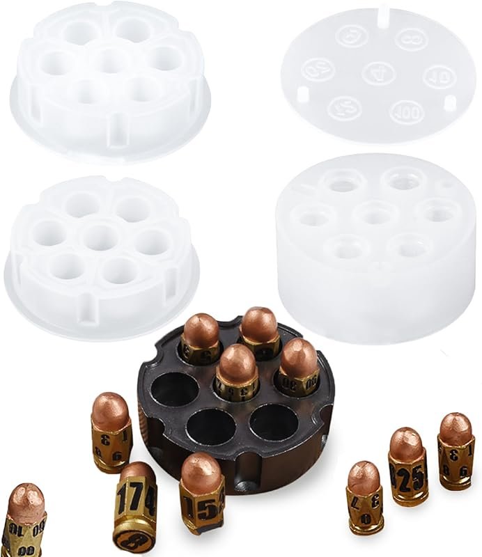 Silicone Dice Molds Set for Epoxy Resin and Tabletop Game DIY Projects