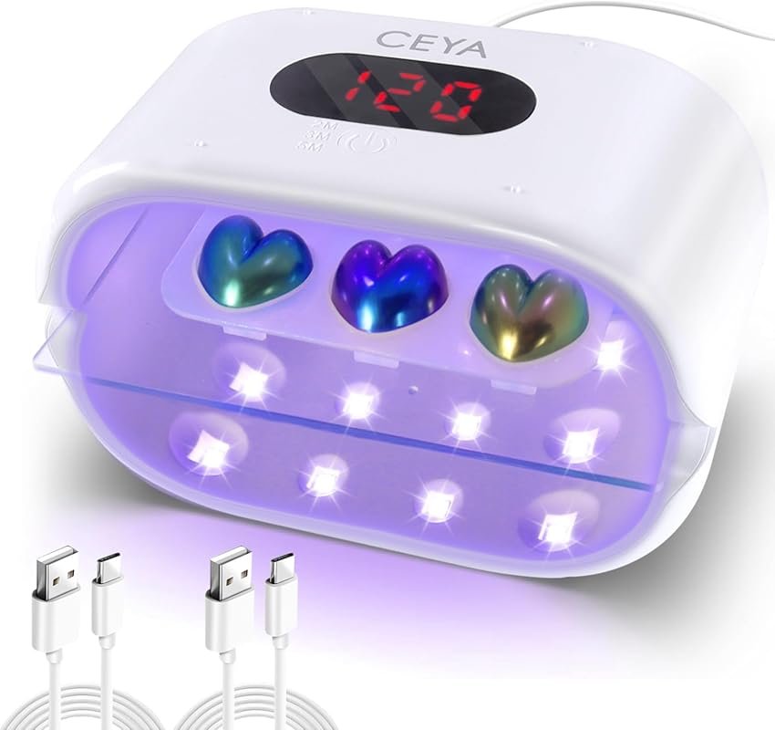 36W Double-Sided UV Resin Lamp with Digital Display for 360° Fast Curi
