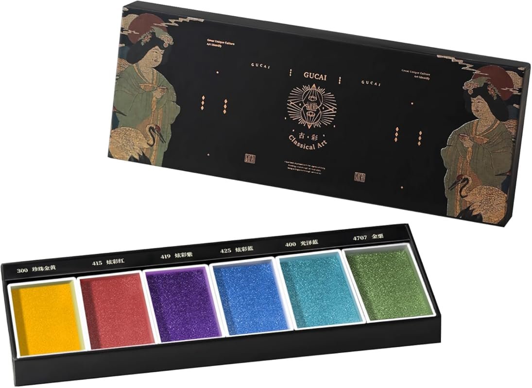 rubens Watercolor Paint Set 6 Colors,Professional Art Supplies,Waterco