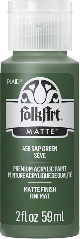 FolkArt Acrylic Paint in Assorted Colors , 458, Sap Green