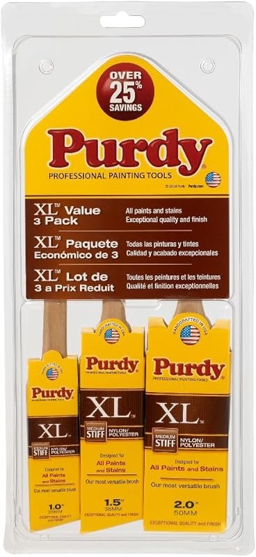 Purdy 140853100 XL Brush 3 Pack