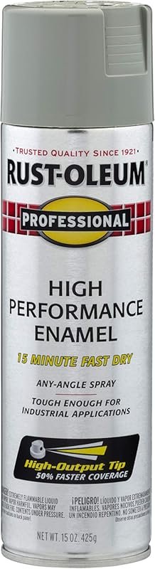 Rust-Oleum Professional Enamel Spray Paint: Stainless Steel Finish for