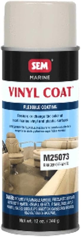 SEM Marine Vinyl Coat, Off-White Color for Durable Surface Protection 