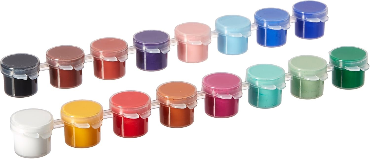 Delta Creative Paint Pots Set with Paint and Brush for Outdoors,