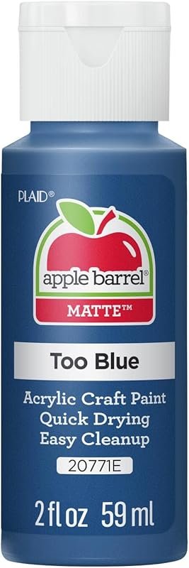 Apple Barrel Acrylic Paint in Assorted Colors , 20771, Too Blue