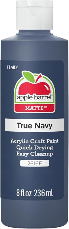 Apple Barrel, Acrylic Paint, 8 fl oz, True Navy,