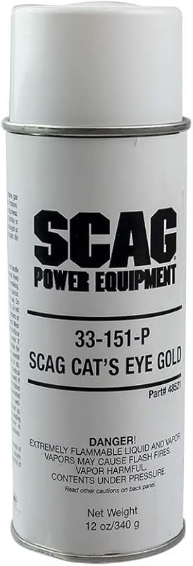 SCAG Cat's Eye Gold Spray Paint: Durable Finish for Outdoor and Indoor