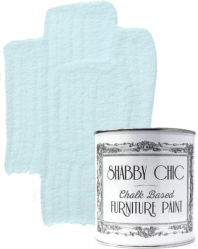 Shabby Chic Chalk Paint: Duck Egg Baby Blue Matte Finish for Furniture