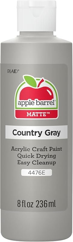 Apple Barrel Country Gray Acrylic Paint: A Great Option for Home Proje