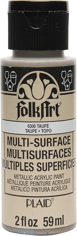 FolkArt Multi-Surface Metallic Paint in Assorted Colors , Metallic Tau