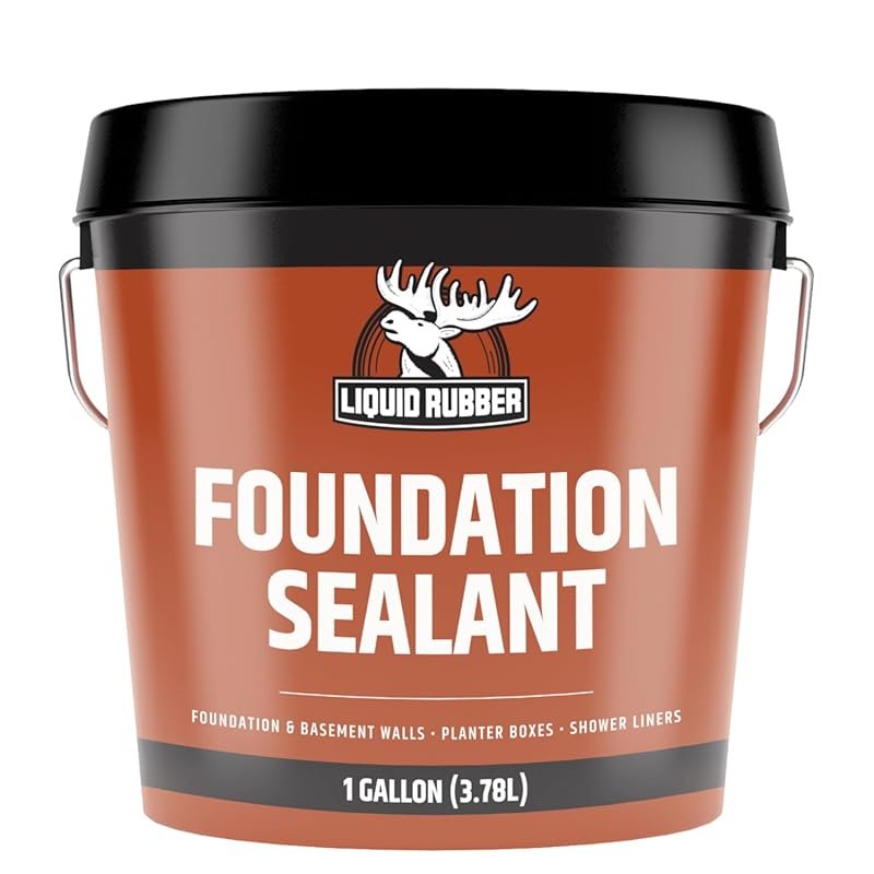 Liquid Rubber Basement and Foundation Repair Sealant - Waterproof Conc