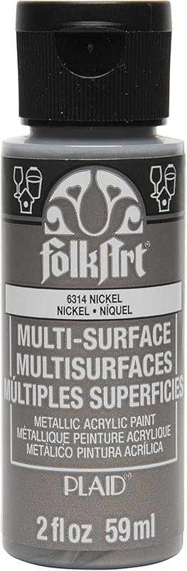 FolkArt Multi-Surface Metallic Paint in Assorted Colors , Metallic Nic