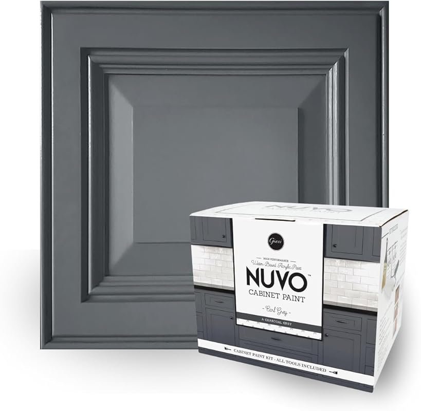 Nuvo Earl Grey Charcoal Cabinet Makeover Kit for a Long-Lasting Kitche