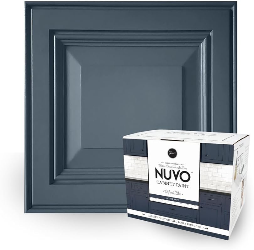 Nuvo Oxford Blue Cabinet Paint, Regal Navy, for a Long-Lasting Finish