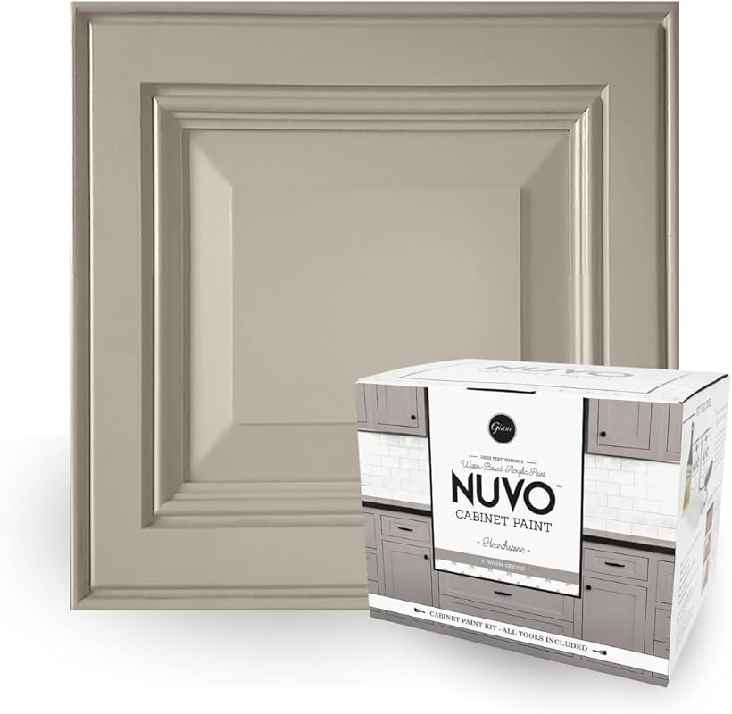 Nuvo Hearthstone Cabinet Makeover Kit: Best Versatile Greige Paint for
