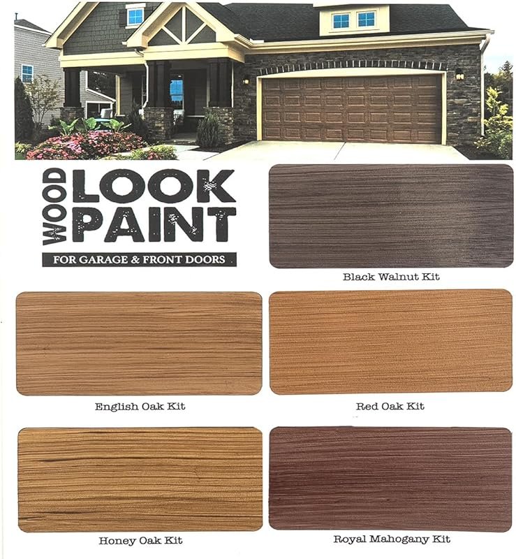 Giani Wood Look Paint Kit: Achieve an English Oak Wood Finish for Gara