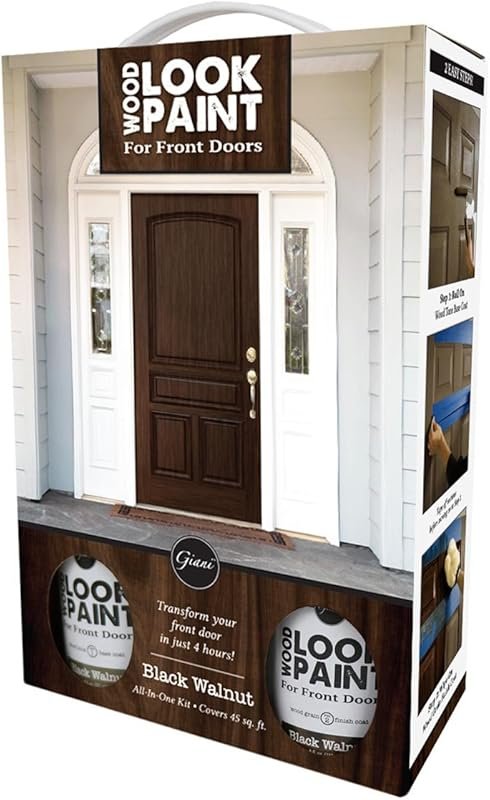 Giani Wood Look Paint Kit: Black Walnut Finish for Front and Interior