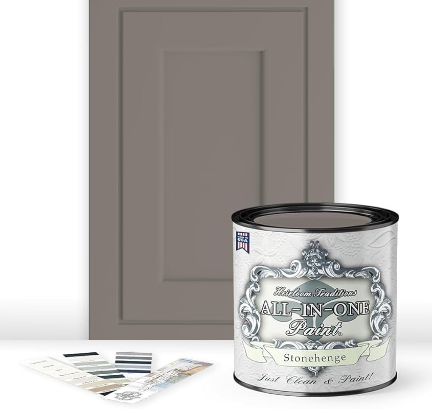 ALL-IN-ONE Paint by Heirloom Traditions, Stonehenge , Quart - Durable 