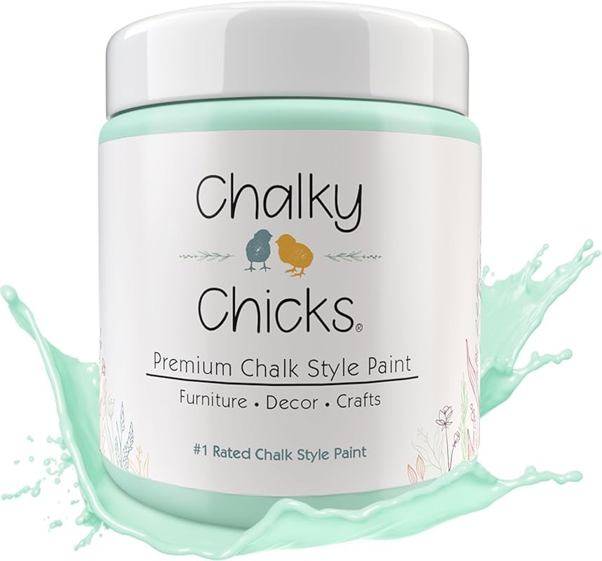 Chalky Chicks All-in-One Indoor Chalk Paint for Furniture & Cabinets, 