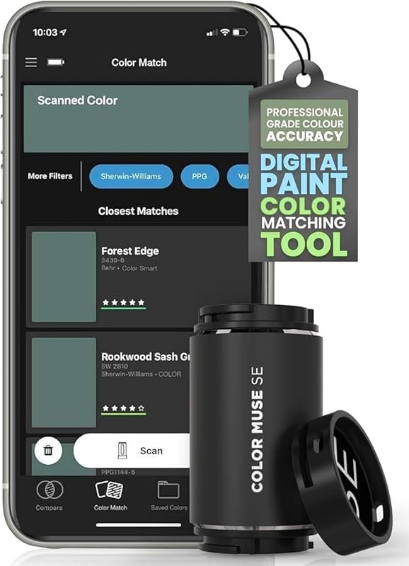 COLOR MUSE SE Colorimeter, Paint Color Matching Tool, Portable Digital