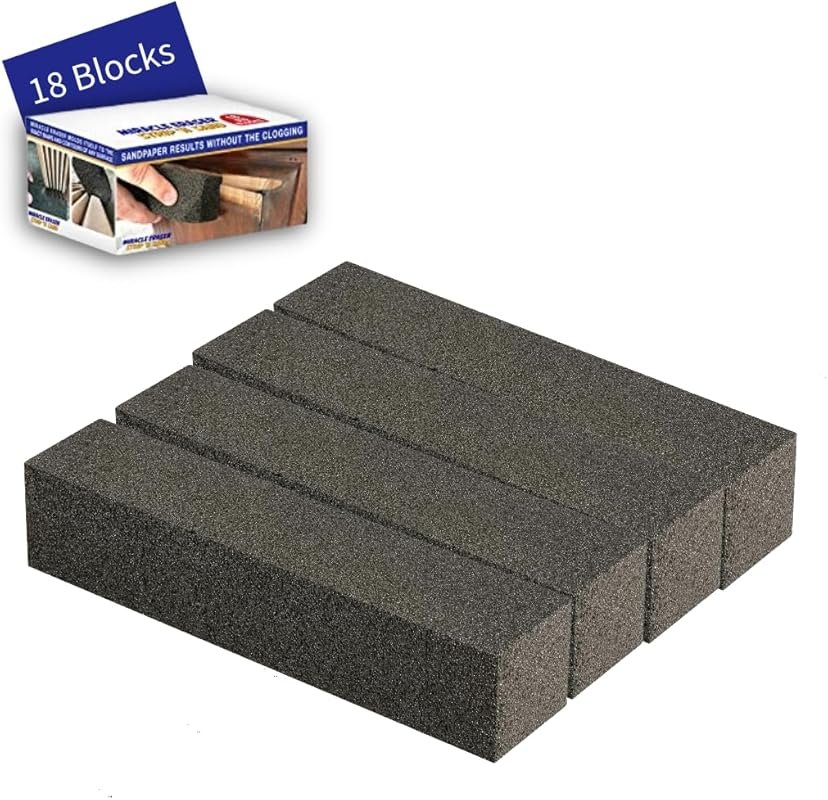 Strip 'N Sand Blocks: A Chemical-Free Paint Remover for Metal and Othe