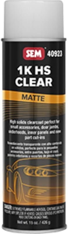 Sem Products 1K HS Matte Clear Coat Spray Paint for Professional Finis