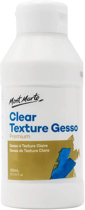Mont Marte Premium Clear Texture Gesso: An Ideal Paint Primer for Text