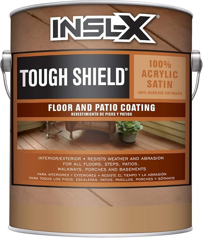 INSL-X Tough Shield Floor and Patio Paint, Gray Pear, 1 Gallon