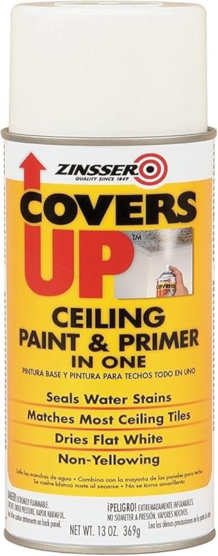 Zinsser Covers Up White Stain Sealing Paint for Ceilings, 13 Fluid Oun