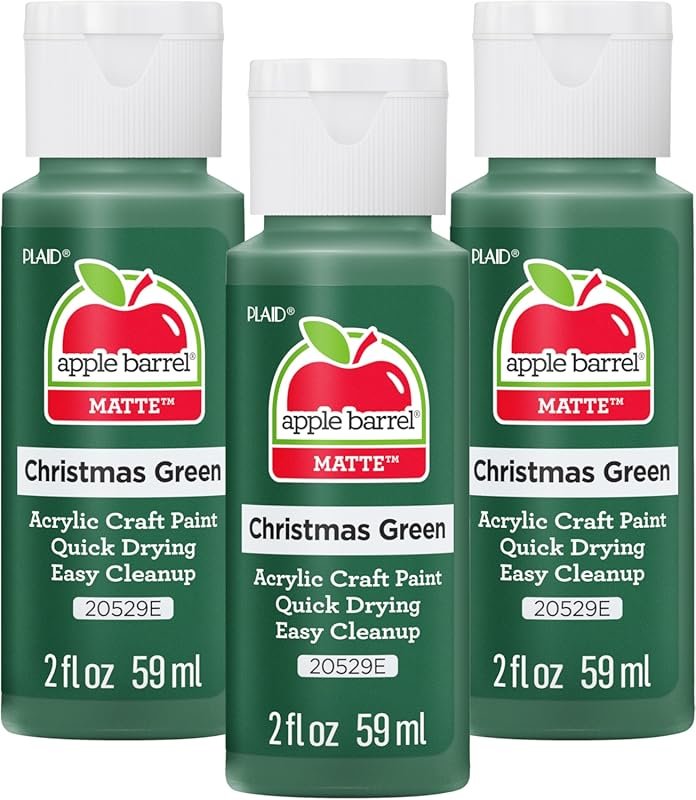 Apple Barrel Christmas Green Acrylic Paint: Achieve a Rich, Festive Da