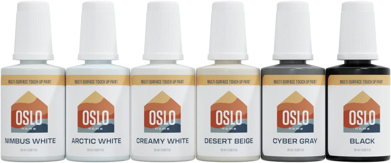 Multi-Pack Porcelain Touch Up Paint for Bathroom Fixtures: 6 Colors, i