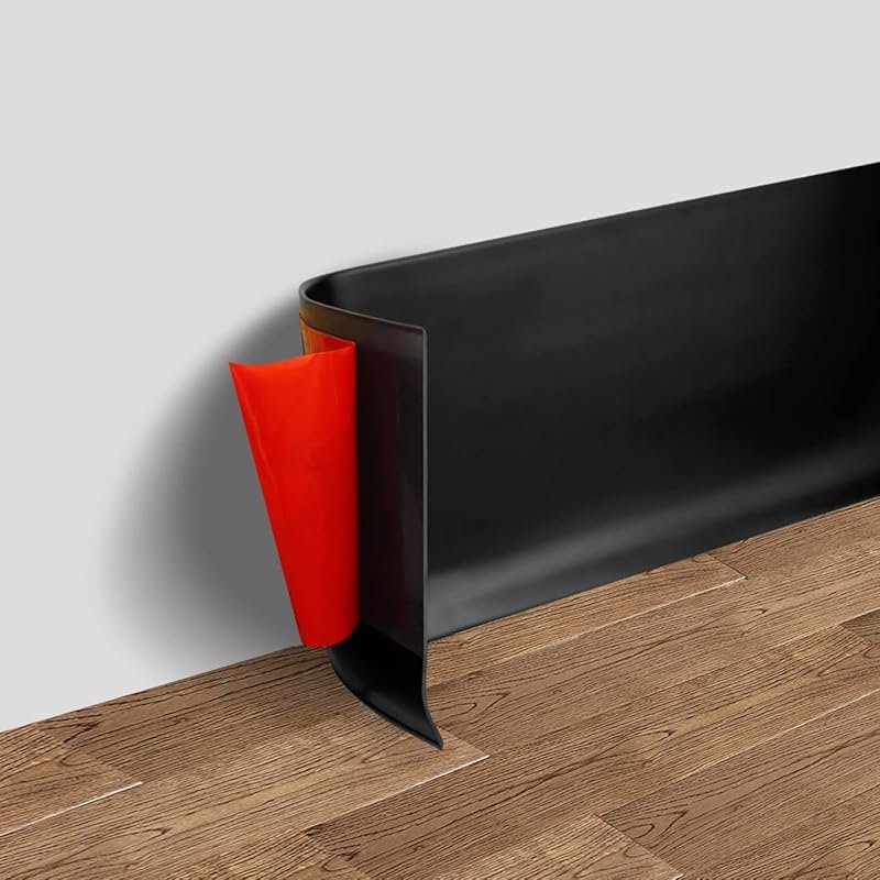 Flexible Self-Adhesive Vinyl Baseboard Molding Trim with a Convenient