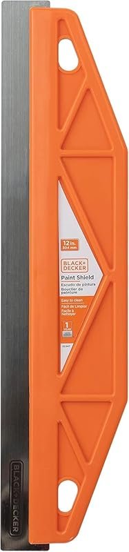 Black+Decker 12-Inch Paint Shield and Trim Guide for Painting Straight
