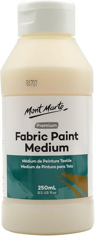 Mont Marte Fabric Paint Medium Premium , Textile Medium For Fabric Pai