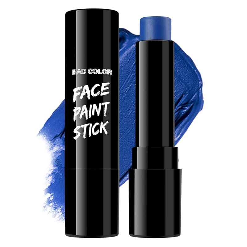 BADCOLOR Royal Blue Body Paint Stick for Sports, Halloween and Special