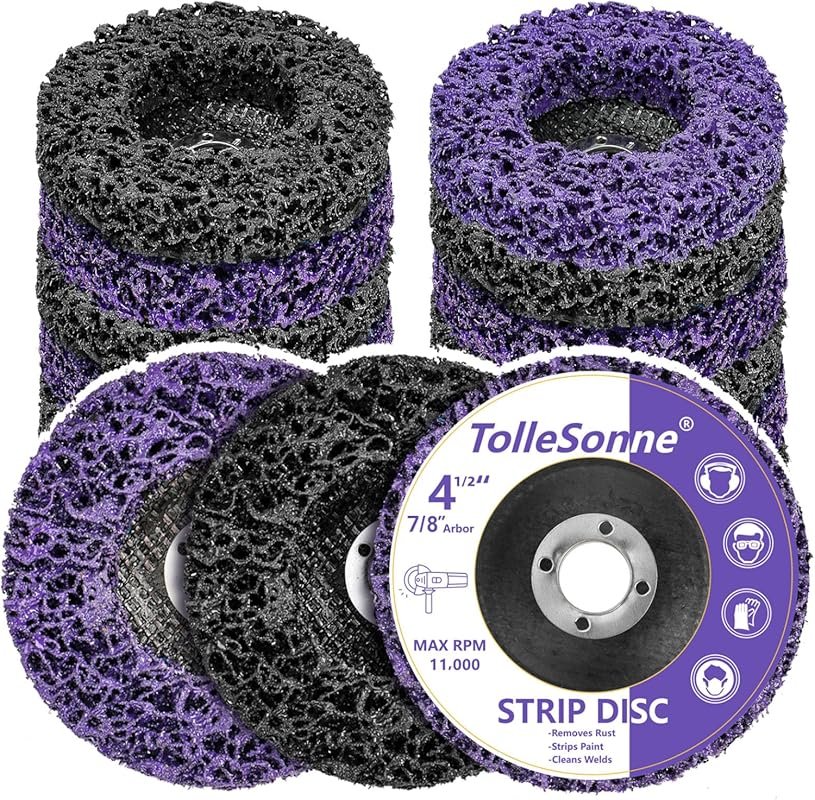 Angle Grinder Stripping Discs: Quickly Remove Paint, Rust, Welds, and 