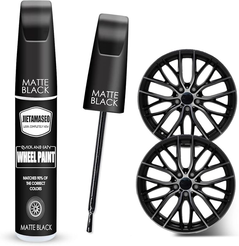 Best Matte Black Wheel Paint: Rim Touch Up Kit for Car Curb Rash and S
