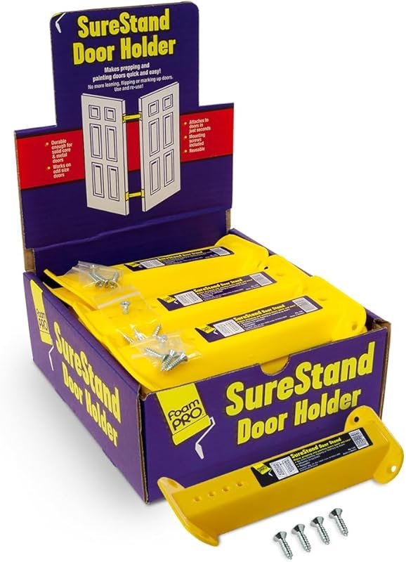 Reusable Door Painting Stand for Cabinet Doors and All Door Sizes. Sim