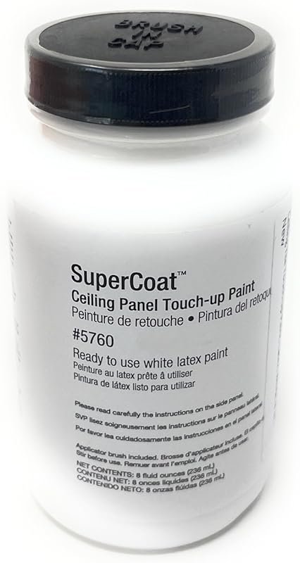 White Latex Touch-Up Paint for Armstrong Supercoat 5760 Acoustic Ceili
