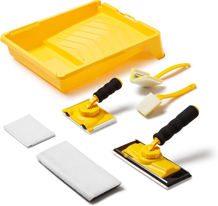 VOOMEY Paint Edger Tool Kit, 9-Inch Pad Set for Trim, Baseboards, Wall