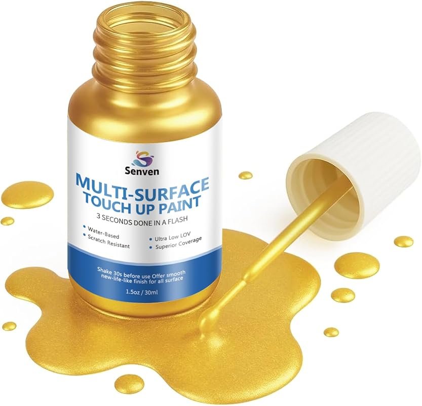 Liquid Gold Leaf Acrylic Paint: Fast-Drying, High Gloss Metallic Finis