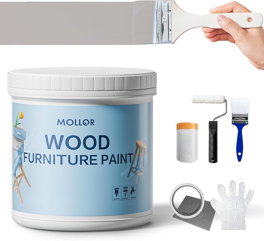 Durable Matte Finish Wood Paint for Furniture and DIY Projects - Easy 